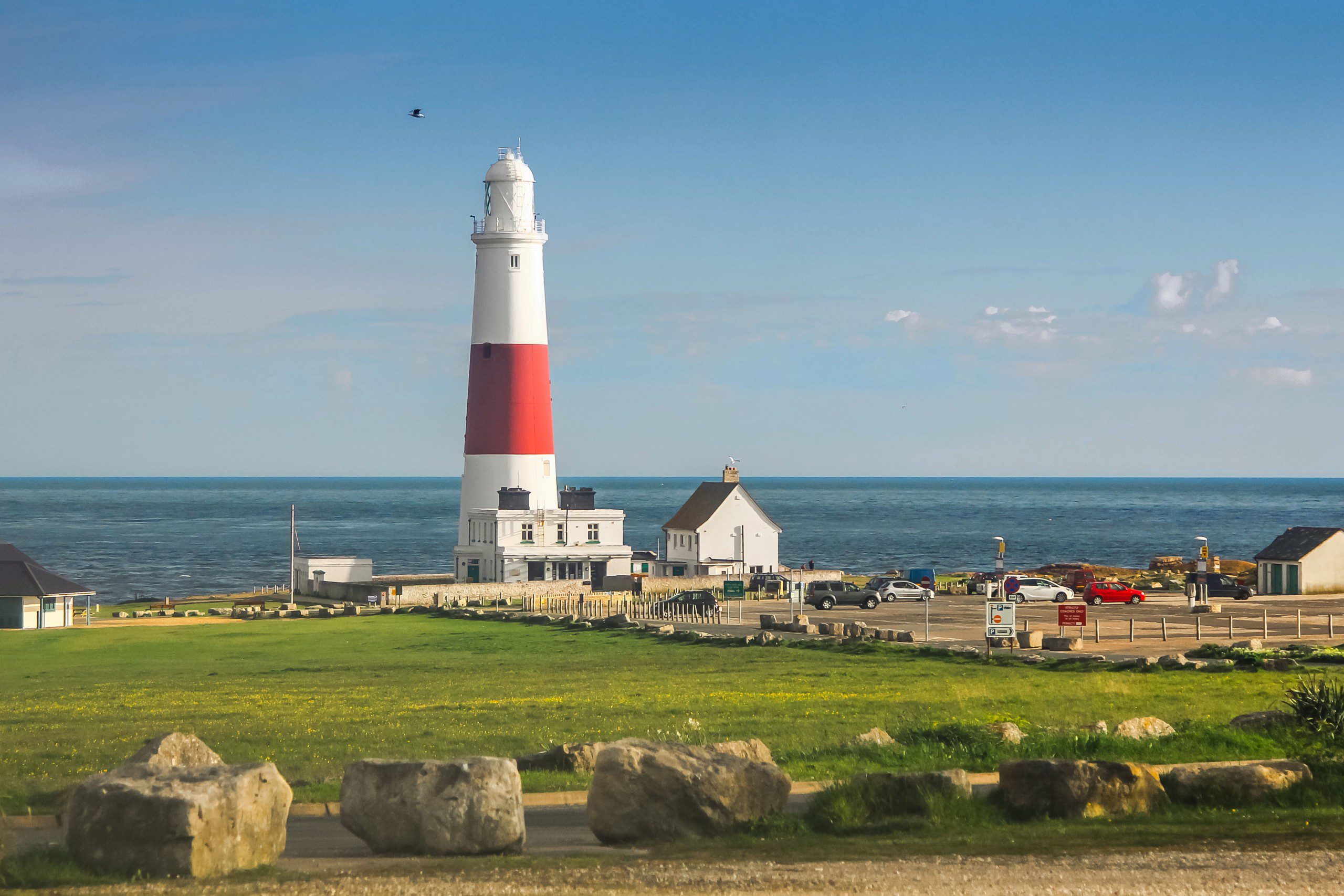Holiday accommodation near Portland Bill lighthouse, Dorset