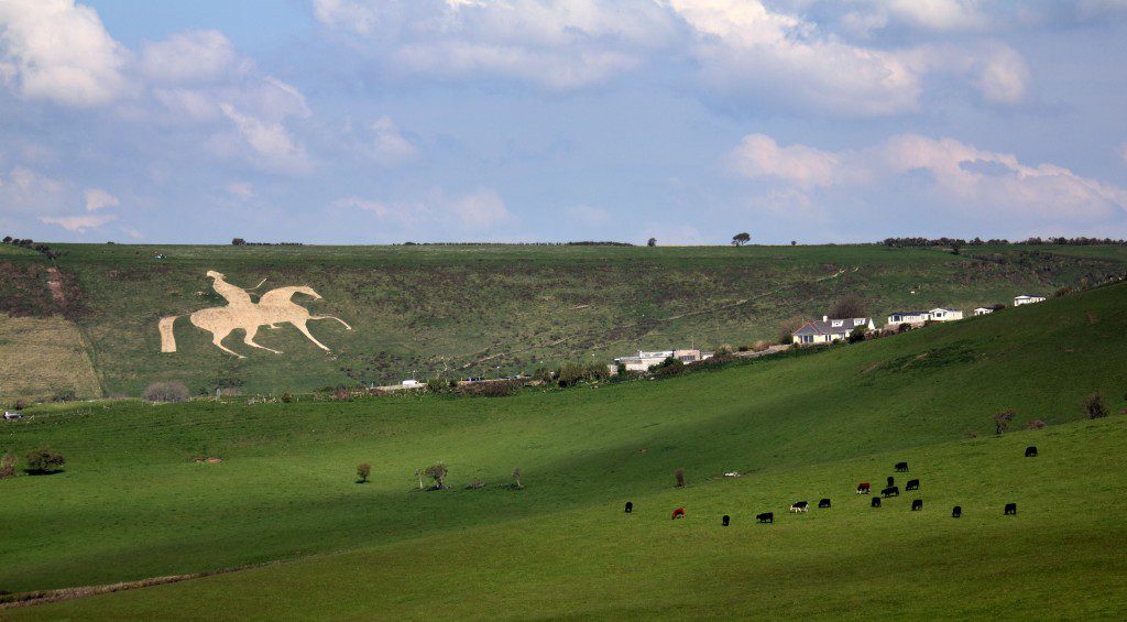 The White Horse monument, Osmington, Weymouth, Dorset