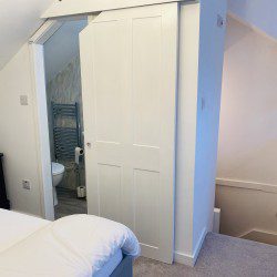 En-suite in Green Sails House, self-catering holiday accommodation in Weymouth, Dorset